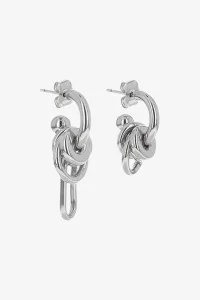 Troy Small Earrings Justine Clenquet – Palladium | Centre Commercial